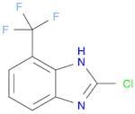 1H-BENZIMIDAZOLE, 2-CHLORO-7-(TRIFLUOROMETHYL)-