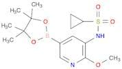 N-[2-Methoxy-5-(4,4,5,5-tetramethyl-1,3,2-dioxaborolan-2-yl)-3-pyridinyl]-cyclopropanesulfonamide
