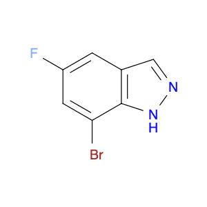 1H-Indazole, 7-broMo-5-fluoro-