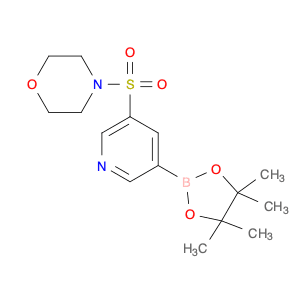 4-(5-(4,4,5,5-tetramethyl-1,3,2-dioxaborolan-2-yl)pyridin-3-ylsulfonyl)morpholine