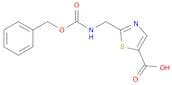 2-[1-(Cbz-amino)methyl]-5-thiazolecarboxylic acid