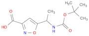5-(1-((tert-Butoxycarbonyl)amino)ethyl)isoxazole-3-carboxylic acid