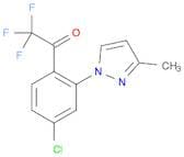 1-(4-Chloro-2-(3-methyl-1H-pyrazol-1-yl)phenyl)-2,2,2-trifluoroethanone