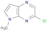 5H-Pyrrolo[2,3-b]pyrazine, 3-chloro-5-Methyl-