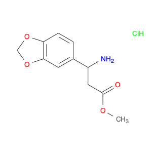 Methyl 3-amino-3-(benzo[d][1,3]dioxol-5-yl)propanoate hydrochloride