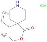Ethyl 4-allyl-4-piperidinecarboxylate, HCl