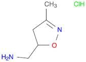 [(3-Methyl-4,5-dihydroisoxazol-5-yl)methyl]amine hydrochloride