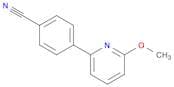 4-(6-Methoxypyridin-2-yl)benzonitrile