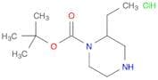 tert-Butyl 2-ethylpiperazine-1-carboxylate hydrochloride