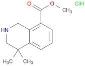Methyl 4,4-dimethyl-1,2,3,4-tetrahydroisoquinoline-8-carboxylate hydrochloride