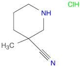 3-Methylpiperidine-3-carbonitrile, HCl