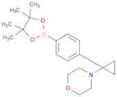 4-[1-[4-(4,4,5,5-Tetramethyl-1,3,2-dioxaborolan-2-yl)phenyl]cyclopropyl]-morpholine