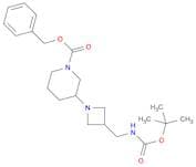 Benzyl 3-(3-(((tert-butoxycarbonyl)amino)methyl)azetidin-1-yl)piperidine-1-carboxylate