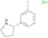 (S)-2-(3-Fluorophenyl)pyrrolidine hydrochloride