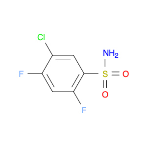5-Chloro-2,4-difluorobenzenesulfonamide
