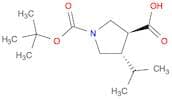 (3R,4R)-1-(tert-Butoxycarbonyl)-4-isopropylpyrrolidine-3-carboxylic acid