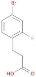 3-(4-BROMO-2-FLUORO-PHENYL)-PROPIONIC ACID
