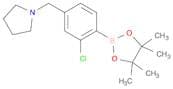 2-Chloro-4-pyrrolidinomethylphenylboronic acid, pinacol ester