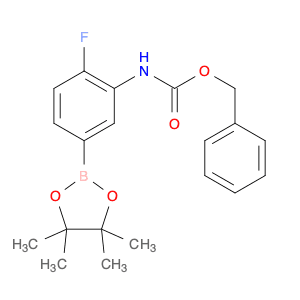3-(Benzyloxycarbonylamino)-4-fluorophenylboronic acid, pinacol ester
