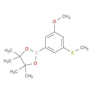 2-(3-Methoxy-5-(methylthio)phenyl)-4,4,5,5-tetramethyl-1,3,2-dioxaborolane