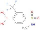 4-(N-Methylsulfamoyl)-2-trifluoromethylphenylboronic acid