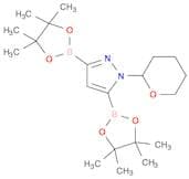 1-(Tetrahydro-2H-pyran-2-yl)-1H-pyrazole-3,5-diboronic acid, pinacol ester