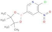 2-Chloro-3-nitro-5-(4,4,5,5-tetramethyl-1,3,2-dioxaborolan-2-yl)pyridine