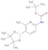 tert-butyl N-[6-methyl-5-(tetramethyl-1,3,2-dioxaborolan-2-yl)pyridin-2-yl]carbamate