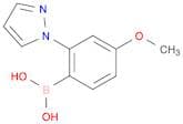 [4-Methoxy-2-(1H-pyrazol-1-yl)phenyl]boronic acid