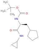 (S)-tert-butyl (3-cyclopentyl-1-(cyclopropylamino)-1-oxopropan-2-yl)carbamate