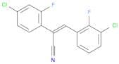 (Z)-3-(3-Chloro-2-fluorophenyl)-2-(4-chloro-2-fluorophenyl)-2-propenenitrile