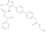 (R)-ethyl 2-(4'-(3-methyl-4-(((1-phenylethoxy)carbonyl)amino)isoxazol-5-yl)-[1,1'-biphenyl]-4-yl)a…