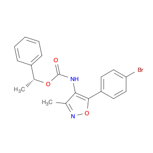 [5-(4-Bromophenyl)-3-methylisoxazol-4-yl]carbamic acid(R)-1-phenylethyl ester
