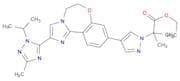 1H-Pyrazole-1-acetic acid, 4-[5,6-dihydro-2-[3-methyl-1-(1-methylethyl)-1H-1,2,4-triazol-5-yl]imid…