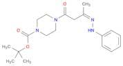 (Z)-tert-butyl 4-(3-(2-phenylhydrazono)butanoyl)piperazine-1-carboxylate