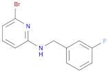 2-Pyridinamine, 6-bromo-N-[(3-fluorophenyl)methyl]-
