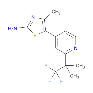 2-Thiazolamine, 4-methyl-5-[2-(2,2,2-trifluoro-1,1-dimethylethyl)-4-pyridinyl]-