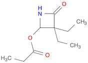 3,3-Diethyl-4-oxoazetidin-2-yl propionate
