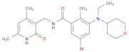 5-Bromo-N-[(4,6-dimethyl-2-oxo-1,2-dihydro-3-pyridinyl)methyl]-3-[ethyl(tetrahydro-2H-pyran-4-yl)a…