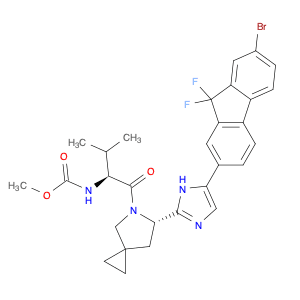 Carbamic acid, N-​[(1S)​-​1-​[[(6S)​-​6-​[5-​(7-​bromo-​9,​9-​difluoro-​9H-​fluoren-​2-​yl)​-​1H-​…