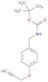 Carbamic acid, N-[[4-(2-propyn-1-yloxy)phenyl]methyl]-, 1,1-dimethylethyl ester