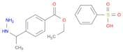 Ethyl 4-(1-hydrazinylethyl)benzoate benzenesulfonate