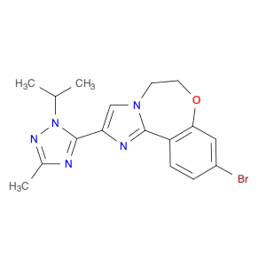 Imidazo[1,2-d][1,4]benzoxazepine, 9-bromo-5,6-dihydro-2-[3-methyl-1-(1-methylethyl)-1H-1,2,4-triaz…