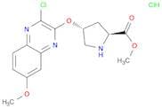 L-Proline, 4-[(3-chloro-7-Methoxy-2-quinoxalinyl)oxy]-, Methyl ester, (hydrochloride)(1