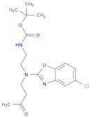 tert-Butyl 2-((5-chlorobenzo[d]oxazol-2-yl)(3-oxobutyl)amino)ethylcarbamate