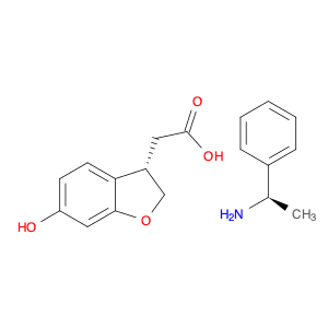(R)-1-phenylethanamine (S)-2-(6-hydroxy-2,3-dihydrobenzofuran-3-yl)acetate