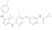 1,1-Cyclopropanedicarboxamide, n-[4-[[2-[(cyclopropylcarbonyl)amino]-4-pyridinyl]oxy]-2,5-difluoro…