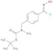 (Z)-tert-butyl 4-(chloro(hydroxyimino)methyl)benzyl(methyl)carbamate