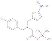 1,1-Dimethylethyl-N-[(4-chlorophenyl)methyl]-N-[(5-nitro-2-thienyl)methyl])glycinate