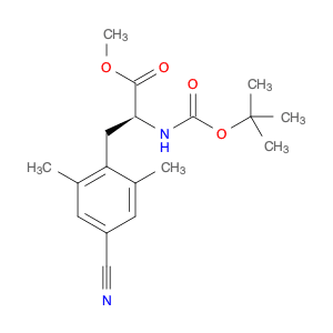 (S)-methyl 2-((tert-butoxycarbonyl)amino)-3-(4-cyano-2,6-dimethylphenyl)propanoate